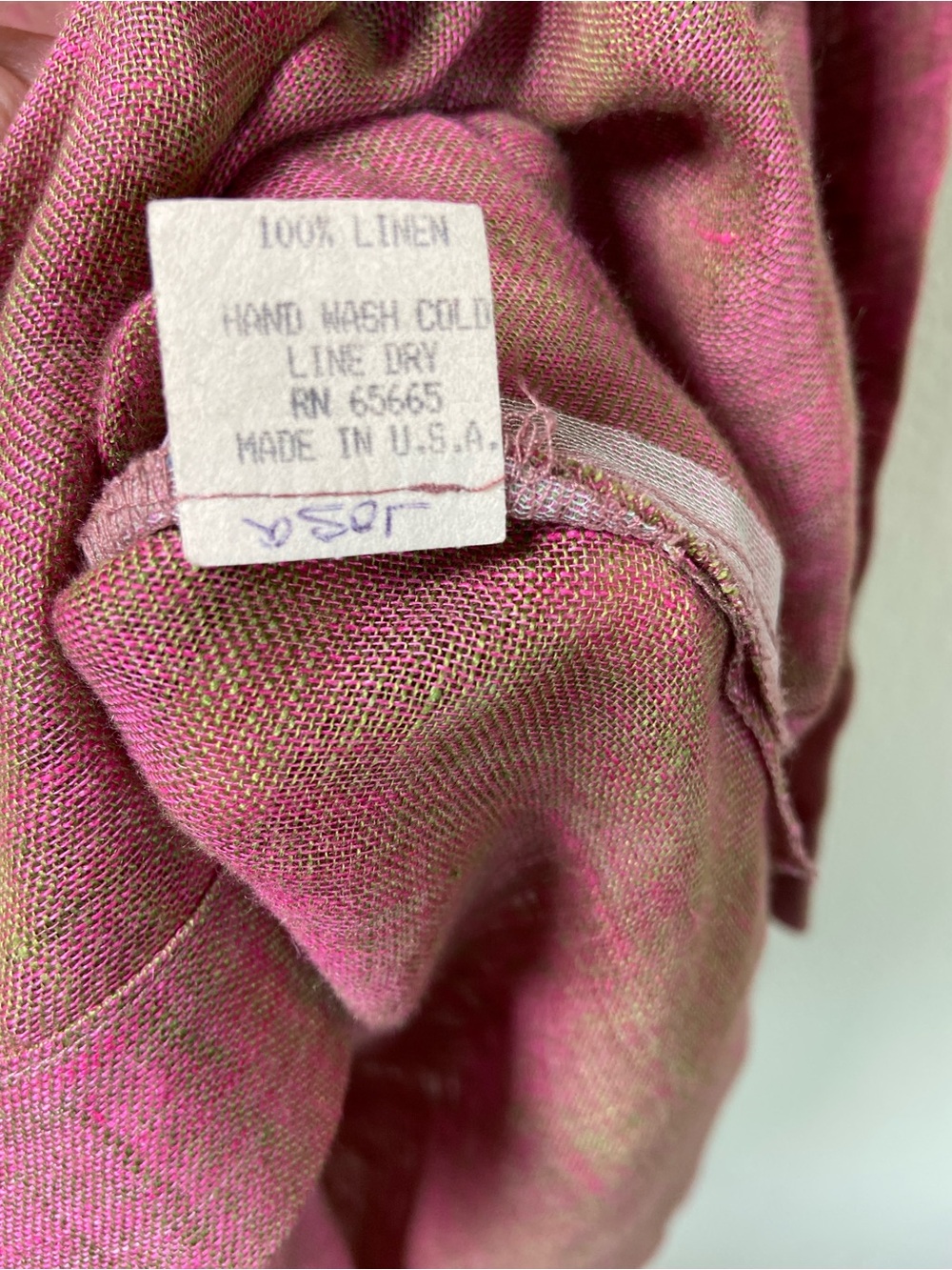 Vintage Staples Linen Shirt - Picture 7 of 8